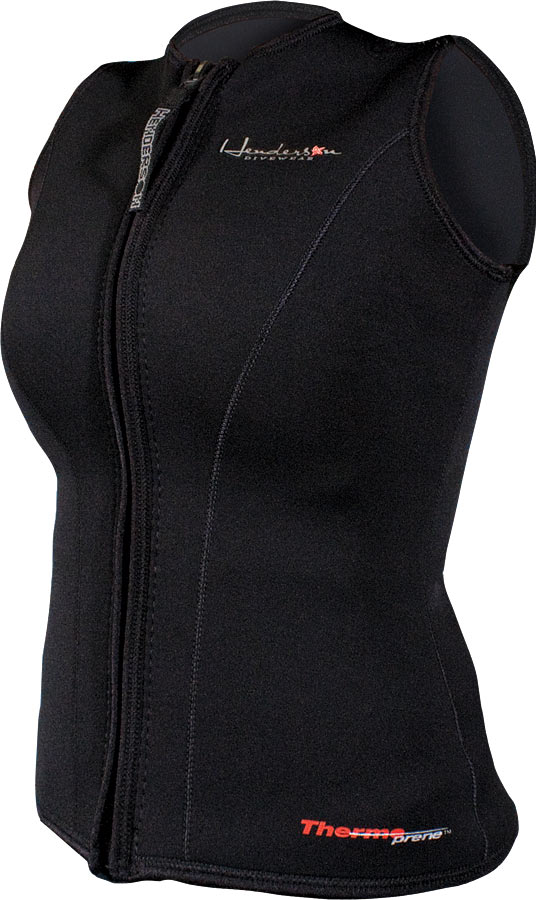 Womens thermoprene zipper vest