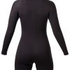 Womens Thermoprene frontzip long sleeve shorty