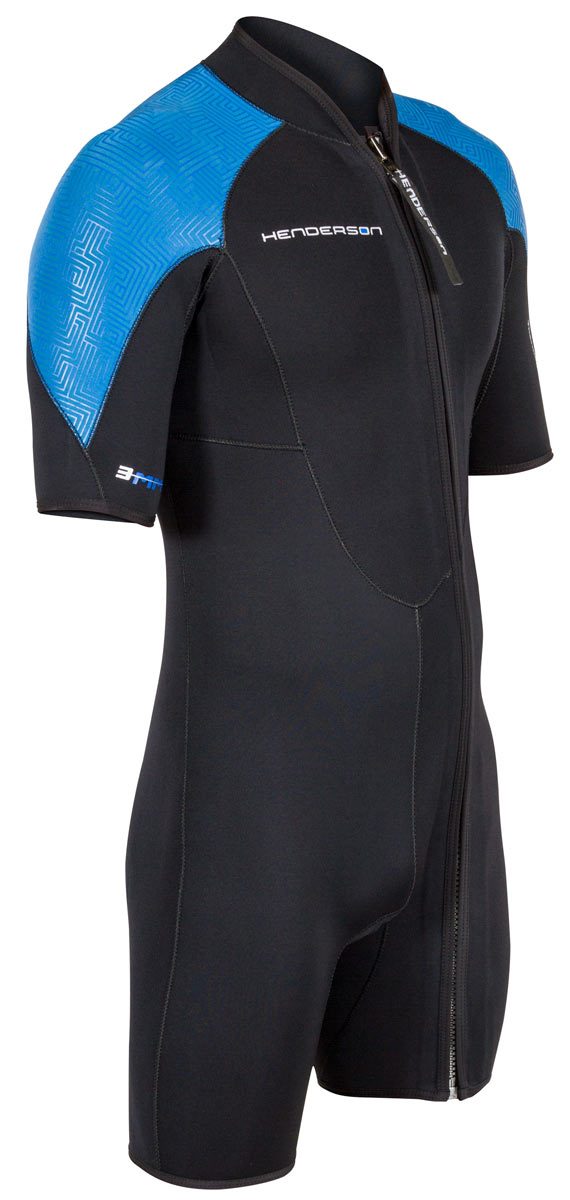 Thermoprene Pro Men's Front Zip Shorty • Henderson Aquatics